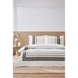 Özdilek Ranforce -Blend Krem- Tek Kişilik Nevresim Takımı - Gri - 160 x 220 cm