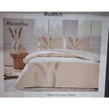 Özdilek Ranforce Çift Kişilik Kışlık Nevresim Takımı Miscanthus Krem - 200 x 220 cm