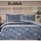 Özdilek Ranforce Çift Kişilik Nevresim Takımı Barocco Mavi - 200 x 220 cm
