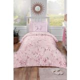 Özdilek Ranforce Tek Kişilik Ivy Rose Pembe Pike Takımı