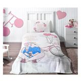 Özdilek Rf -Enjoy Beyaz- Kız Çocuk Tek Kişilik Pike Takımı