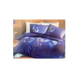 Özdilek Saten Pastoral Soft Leaf Pastoral Çift Kişilik Nevresim Takımı