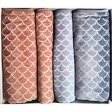 Özdilek Shell Ombre Gri-Kahve Best Set Hamam Takımı Gri