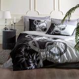 Özdilek Soft Life Cadena Saten Bej Çift Kişilik Nevresim Takımı