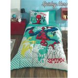 Özdilek Spiderman Hero Tek Kişilik Disney Lisanslı Lastikli Çarşaf Uyku Seti - Çok Renkli
