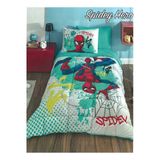 Özdilek Spiderman Hero Tek Kişilik Disney Lisanslı Lastikli Çarşaf Uyku Seti