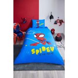 Özdilek Spidey Power Tek Kişilik Lisanslı Lastikli Çocuk Nevresim Takımı - Mavi - 160 x 220 cm