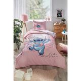 Özdilek Stitch Aloha Tek Kişilik Disney Lisanslı Lastikli Çarşaf Çocuk Nevresim Takımı 7276