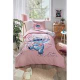Özdilek Stitch Aloha Tek Kişilik Disney Lisanslı Lastikli Çarşaf Çocuk Nevresim Takımı