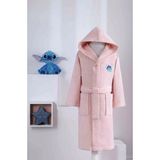 Özdilek Stitch Disney Lisanslı Çocuk Bornoz 3/4 Yaş - 3 - 4 Yaş - Pembe