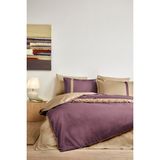 Özdilek Stripe Colour Mürdüm 200 x 220 cm Çift Kişilik Ranforce Nevresim Takımı