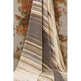 Özdilek Striped Pamuklu Bej 150x200 cm Tek Kişilik Battaniye