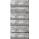 Özdilek Striscai 50X90 cm El-Yüz Havlusu 6'lı Gri - 50 x 90 cm - Çok Renkli