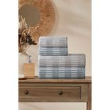 Özdilek Striscai Havlu Seti Best Set Hamam Takımı Gri-Yeşil - Çok Renkli - 90 x 150 cm