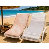Özdilek -Summer Leaf & Stripe Tarçın- 2Li Set Peştemal Plaj Havlusu (70X150)