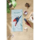 Özdilek Superman Hero Lisanslı Kadife Plaj Havlusu 60X120 cm - Mint