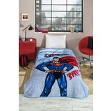 Özdilek Superman Ligting Lisanslı Tek Kişilik 155x215 cm Çocuk Battaniyesi