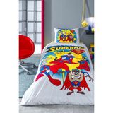 Özdilek Superman Looney Tunes Tek Kişilik Lisanslı Çocuk Nevresim Takımı - Sarı - 160 x 220 cm