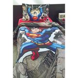 Özdilek Superman Stone Tek Kişilik Lisanslı Kapitone Çocuk Nevresim Takımı - Renkli - 180 x 230 cm