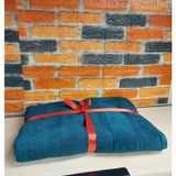 Özdilek Svv Border Büyük Boy Banyo Havlusu (89X173) - Dark Teal (Koyu Turkuaz) - 90 x 170 cm