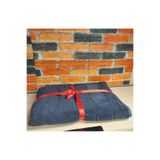 Özdilek Svv Border Büyük Boy Banyo Havlusu (89x173) - Midnight (Gece Mavisi)