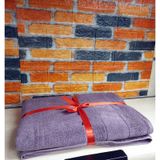 Özdilek Svv Border Büyük Boy Banyo Havlusu 89x173 - Orchid Orkide Lilası Lila