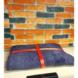 Özdilek Svv Border Kalın ve Süper Emici Yeni Seri Banyo Havlusu (76X147) - Dark Plum (K.mürdüm) - 76 x 147 cm - Koyu Mürdüm