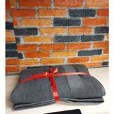 Özdilek Svv Border Kalın ve Süper Emici Yeni Seri Banyo Havlusu (76X147) - Smoke Gray (K.gri) - 76 x 147 cm - Koyu Gri