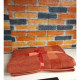 Özdilek Svv Border Kalın ve Süper Emici Yeni Seri Banyo Havlusu (76X147) - Spice - 76 x 147 cm - Hardal