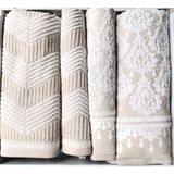 Özdilek Tappeto Krem-Krem Best Set Hamam Takımı - Standart - Krem - Krem