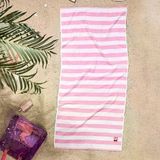 Özdilek Tarzy Line Nakışlı Plaj Havlusu 70X150 Cm Pembe