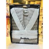 Özdilek Tek Bornoz Kapşonlu Şalyaka Knit Gri (S-M Beden) - S - M