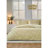 Özdilek Tek Kişilik ( Çarşafı Lastikli ) Nevresim Takımı Barocco - 02-Sarı - 200 x 220 cm