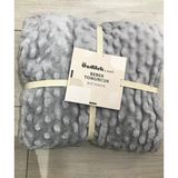 Özdilek Tomurcuk Unisex Bebek Battaniyesi Gri 90 x 110 cm Yumuşak ve Rahat