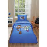 Özdilek Toy Story Action Tek Kişilik Disney Lisanslı Lastikli Çocuk Nevresim Takımı - Mavi