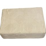 Özdilek Trendy Art Deco Bej Çift Kişilik Battaniye - 220 x 240 cm