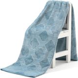 Özdilek Trendy Embos Tek Kişilik Battaniye (155X220)-ART Deco Göl Mavi - 155 x 220 cm