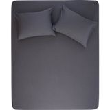 Özdilek Trendy Fitted Yastıklı Ranforce Antrasit 160x200 cm Çarşaf