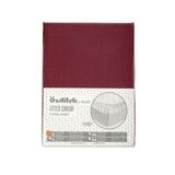 Özdilek Trendy Fitted Yastıklı Ranforce Bordo 100x200 cm Tek Kişilik Çarşaf