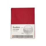 Özdilek Trendy Yastıklı Ranforce Kırmızı 100x200 cm Fitted Çarşaf