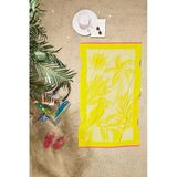 Özdilek Tropicale Plaj Havlusu Büyük Boy (90X150)-Sarı
