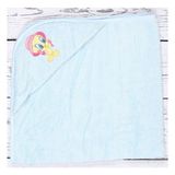 Özdilek Tweety Nakışlı Bebe Pelerini Mavı 80X80 Bambu