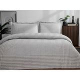 Özdilek Unique Gri Çift Kişilik Kapitone Nevresim Takımı Dört Mevsim Set - 220 x 230 cm