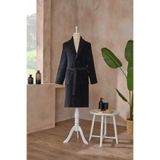 Özdilek Unisex Şalyaka Pamuk Bornoz, 2XL, 8697353648670, Siyah, üniseks-yetişkin