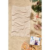 Özdilek Waffle Plaj Havlusu 70X140 cm - Bej - 70 x 140 cm