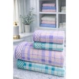 Özdilek Weave Best Set (Hamam Takımı) Yeşil-Lila - 90 x 150 cm - Yeşil - Lila