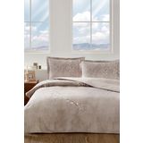 Özdilek White Sakura King Size Lastikli Çarşaf Nevresim Takımı