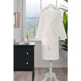Özdilek Woven Kapüşonlu Bornoz - S - M - Krem