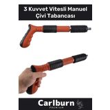 Özel 3 Kuvvet Vites Yaylı Sistemli Ses Çıkarmaz Tam İsabet Sağlayan Ayarlı Manuel Çivi Tabancası