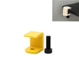 Özel 3D Baskı Mengene (Modüler Masa Düzenleyiciler Kablo Tutucu, Bardak Tutucu, Kalemlik, Tepsi, Kulalık Askısı, Telefon Tutucu, 2'li Askı Için Ek Aparattır!) (sarı)